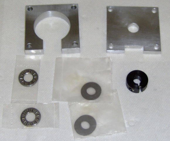 Z axis thrust bearing parts